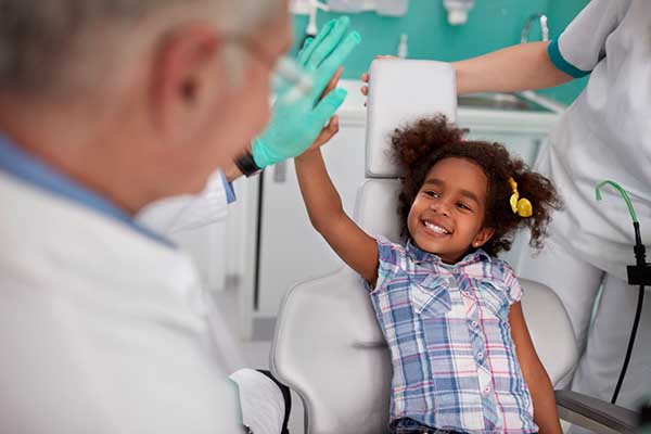 For younger patients, diverting attention away from the process can be the best approach