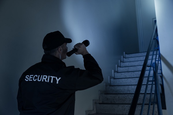 Many security positions have minimum fitness standards, such as frequent walking and climbing stairs