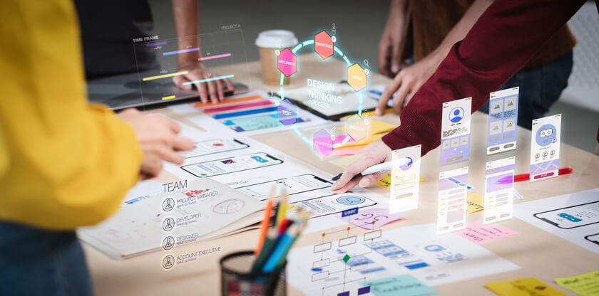 A digital marketing training grad planning marketing campaign