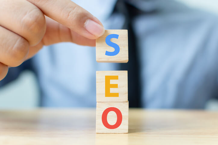 SEO concept in digital marketing training